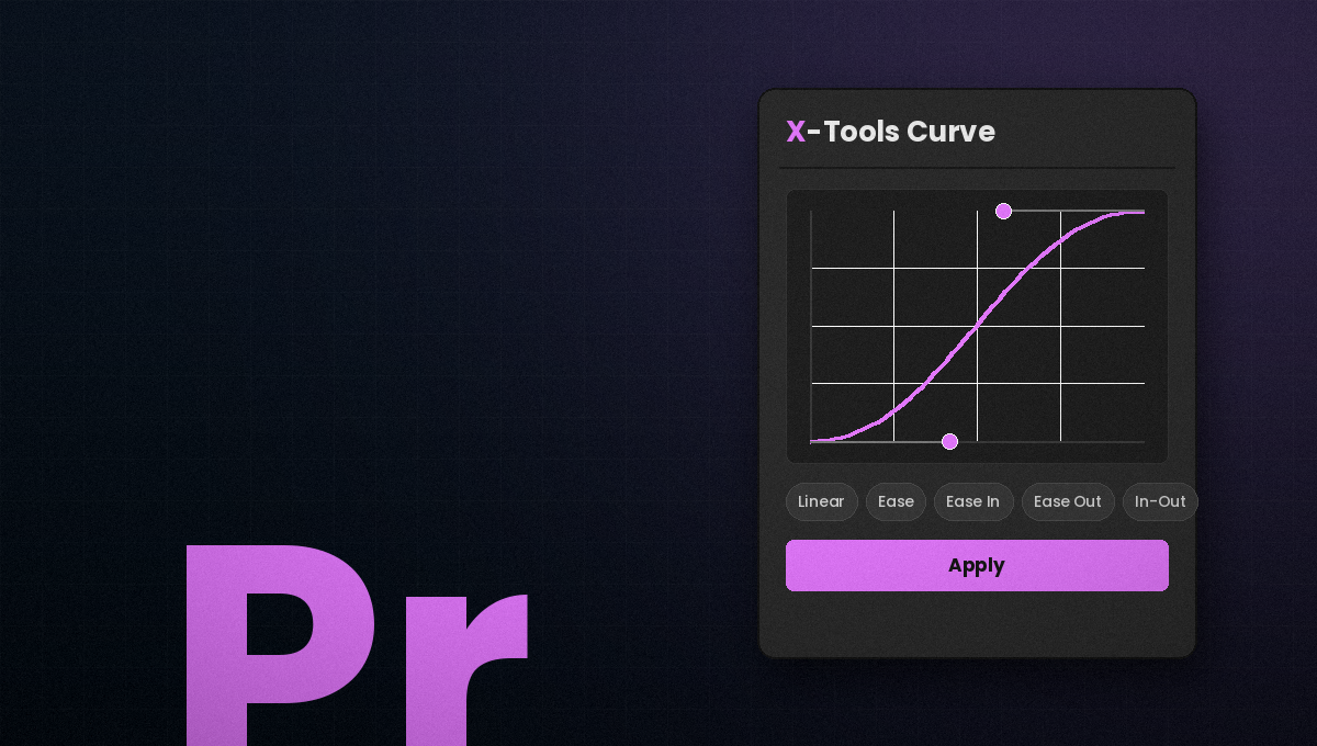 X-Tools Curve panel for Premiere Pro
